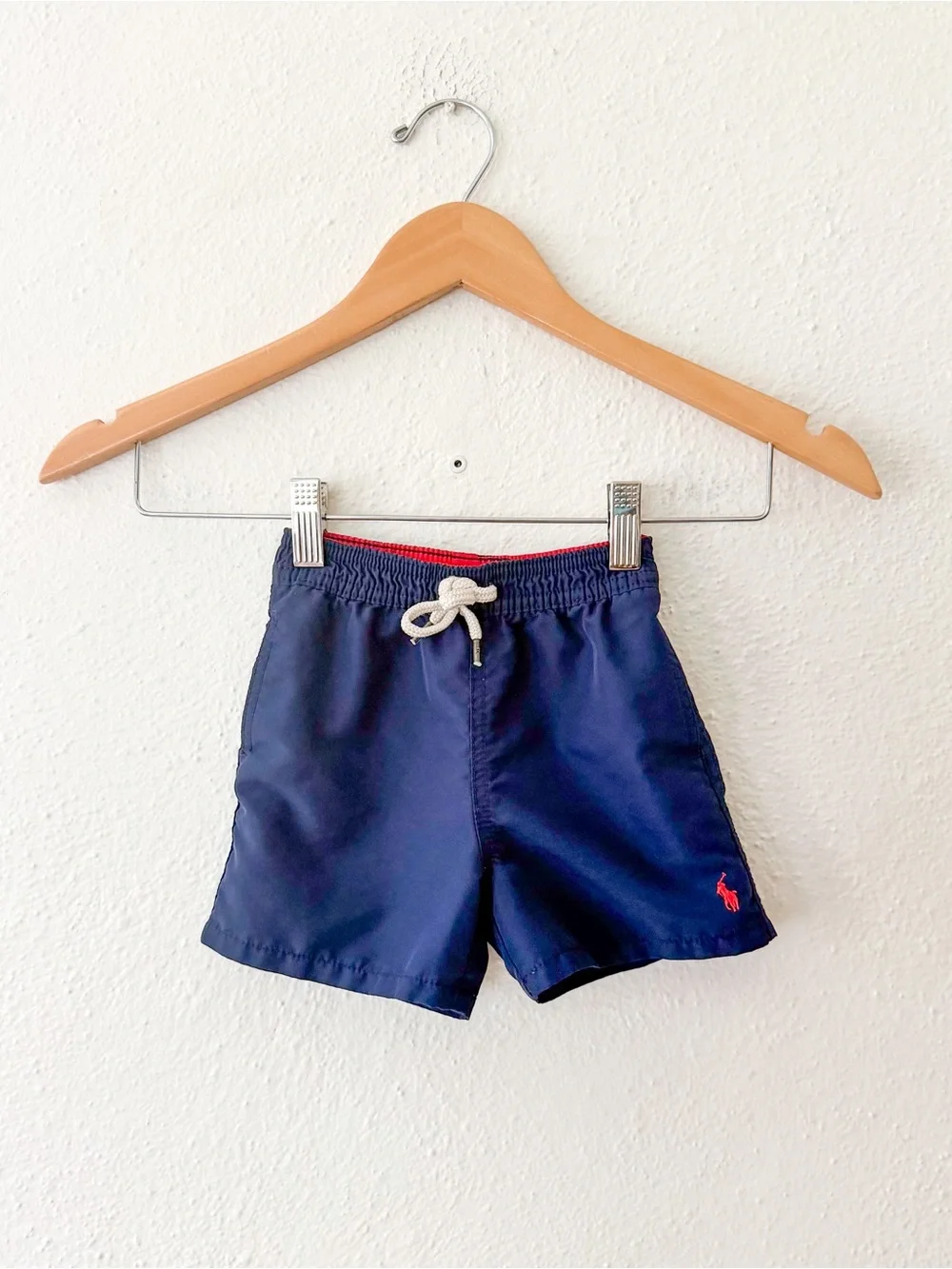 Ralph Lauren Baby Boys Navy Blue Swim Trunks